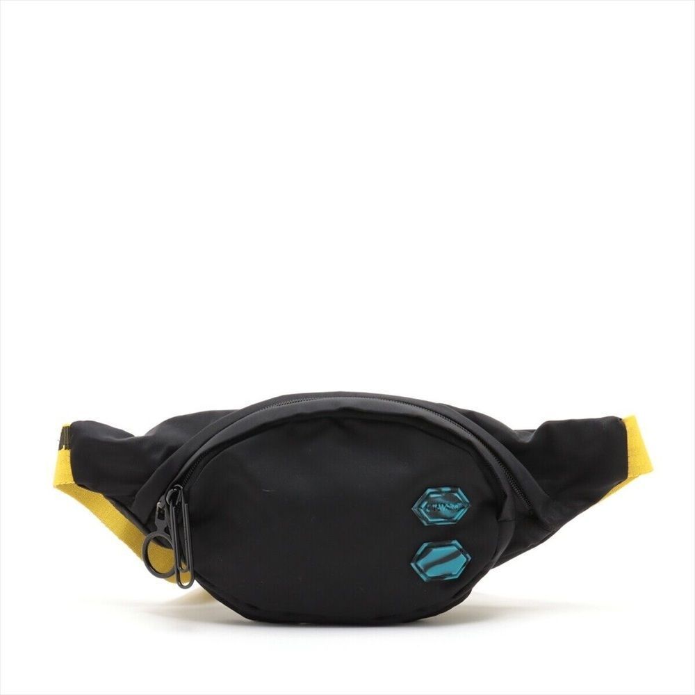 Off-White Black and Yellow Belt Bag